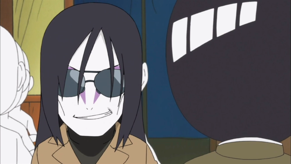 Dark charm glows in chibi Orochimaru style
