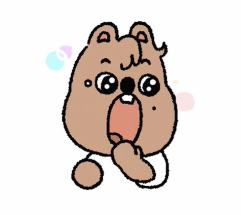 Chibi quokka art capturing innocence in smiles