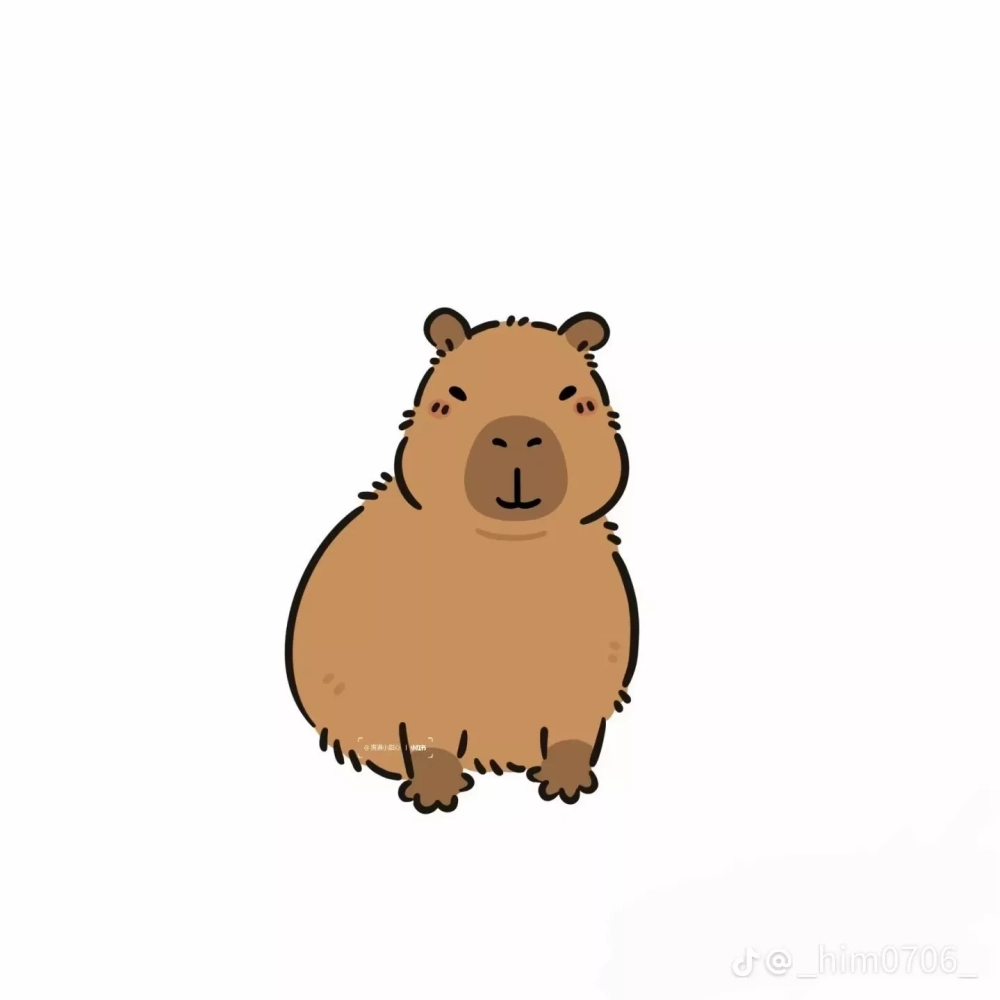 Chibi quokka cartoon playful spirit in cute form