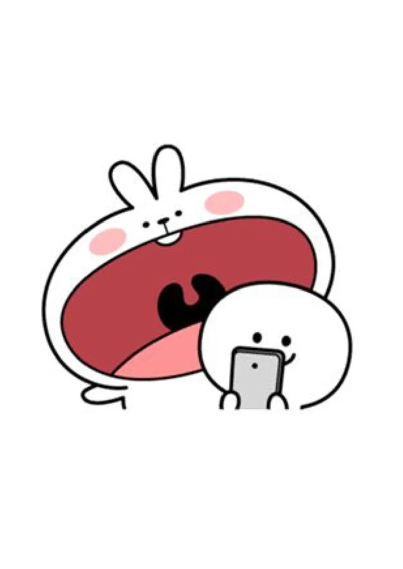 Kawaii chibi rabbit shining bright with tender love