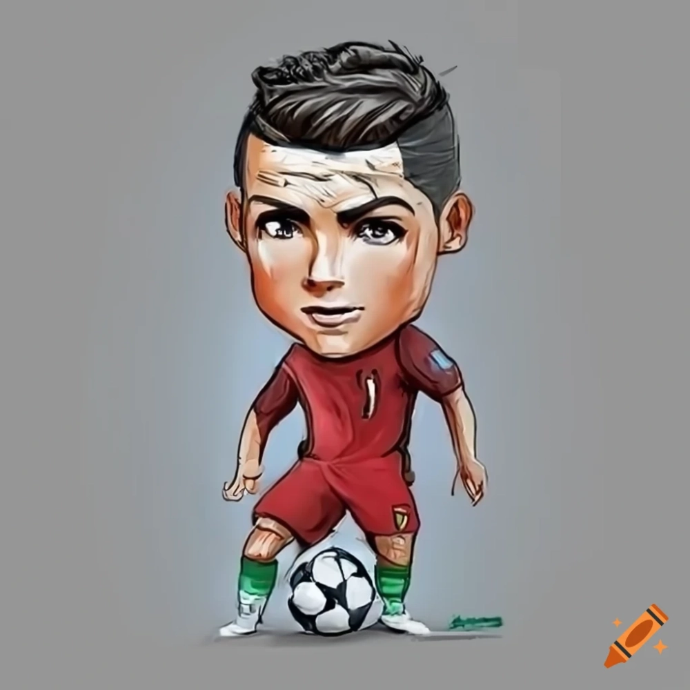 Cute Ronaldo chibi melts hearts with smiles
