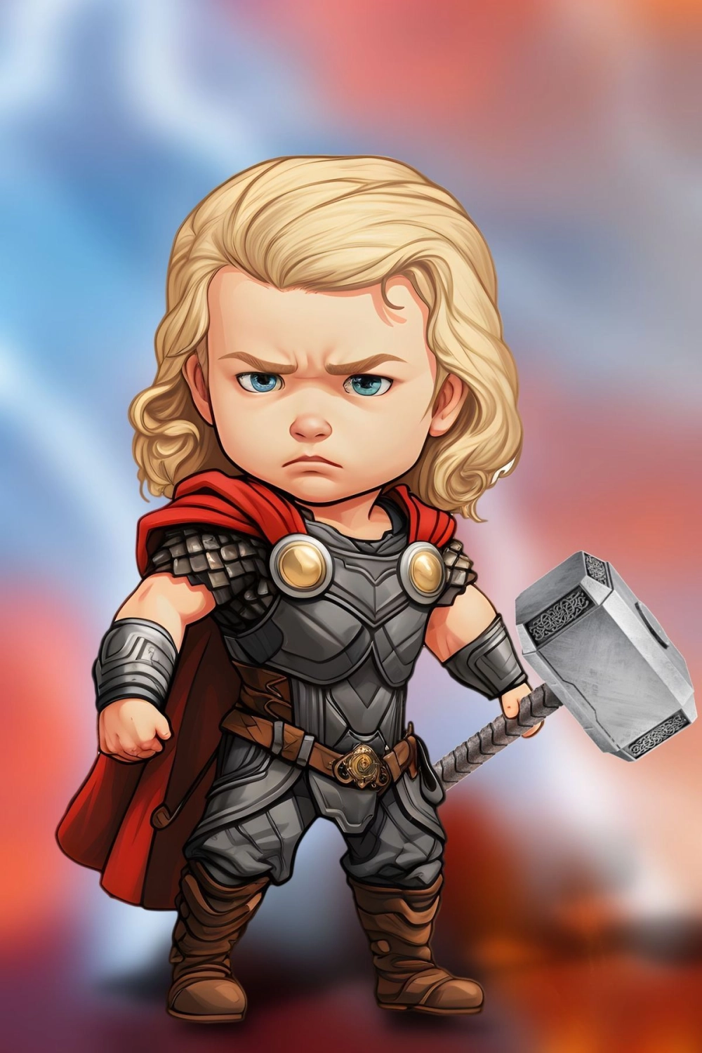 Chibi Thor wallpaper brightens every screen