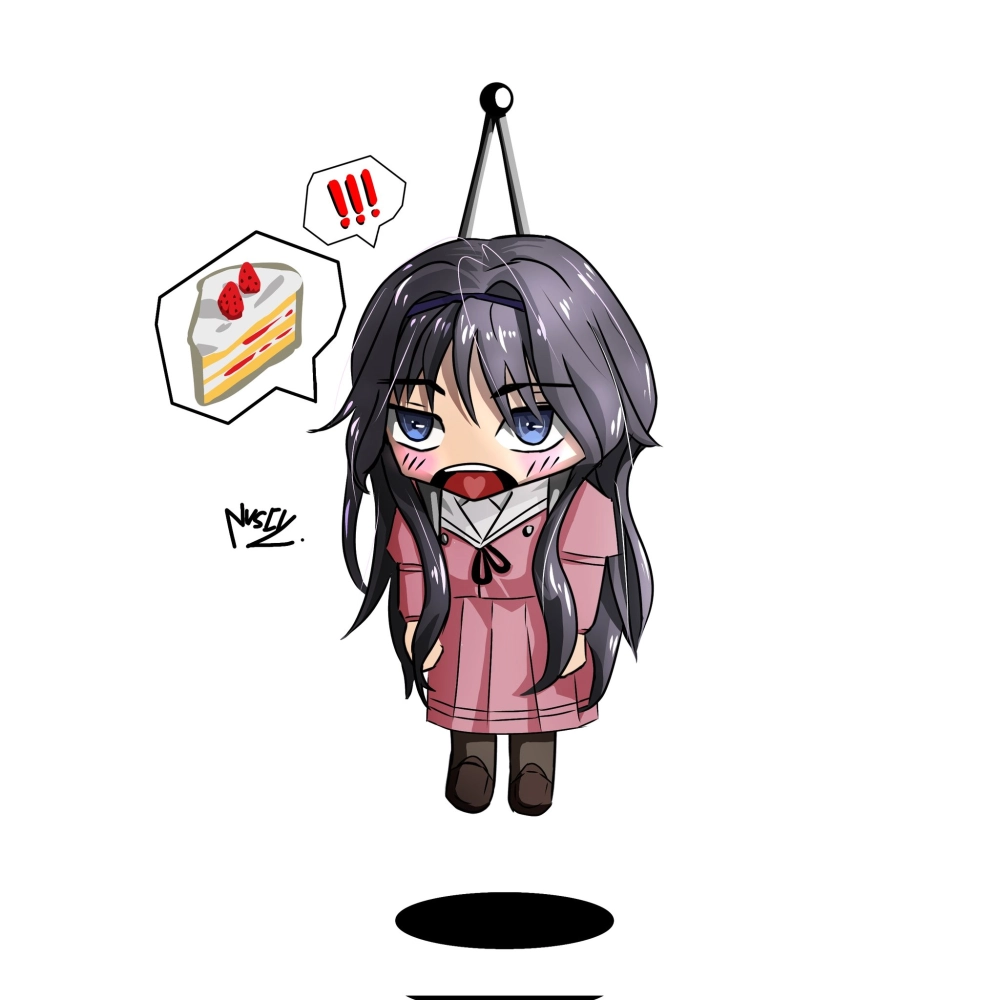 Waguri Chibi in cheerful tiny style