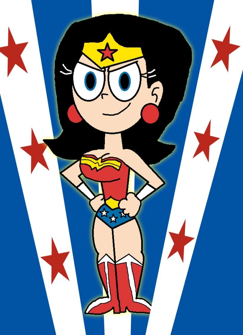 Wonder Woman chibi cute spreads joyful charm