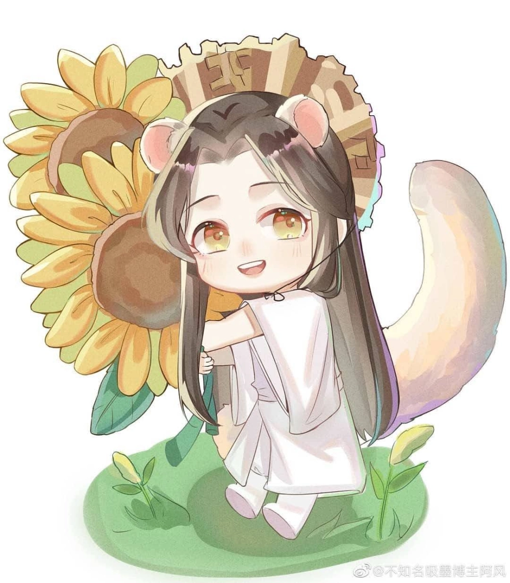 Xie Lian chibi phone wallpaper brightens screens