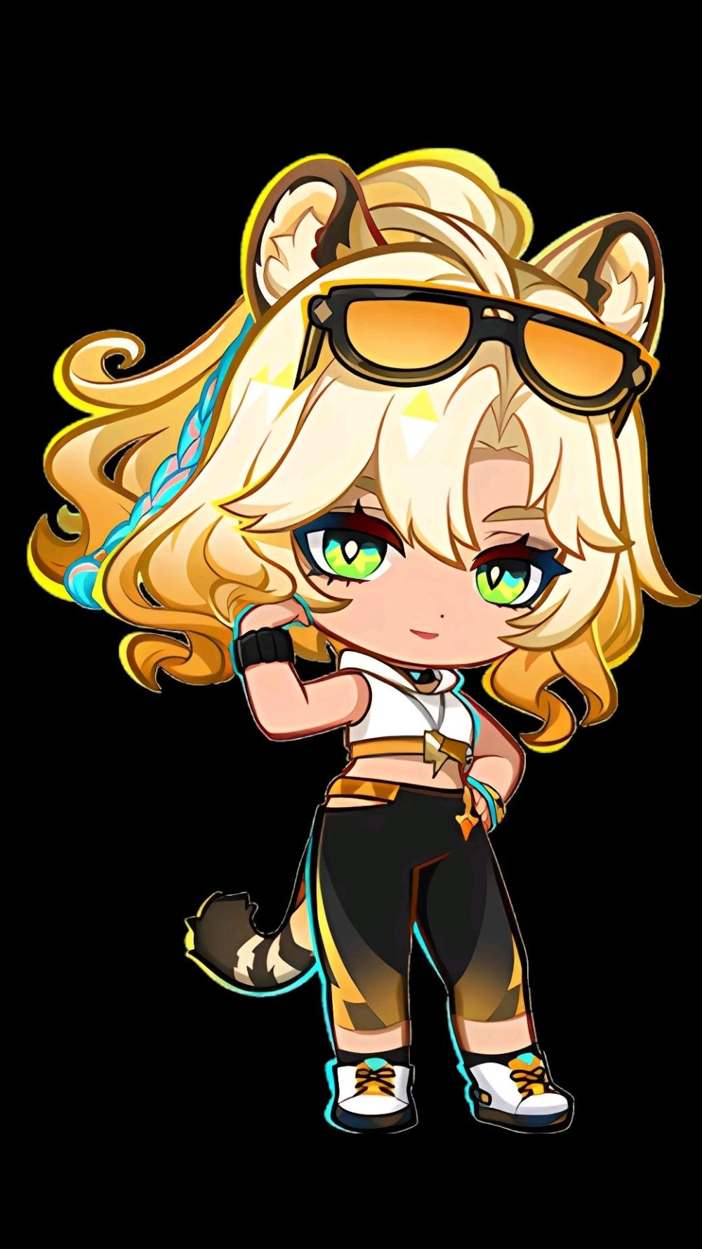 Xilonen chibi aesthetic feels soft and magical