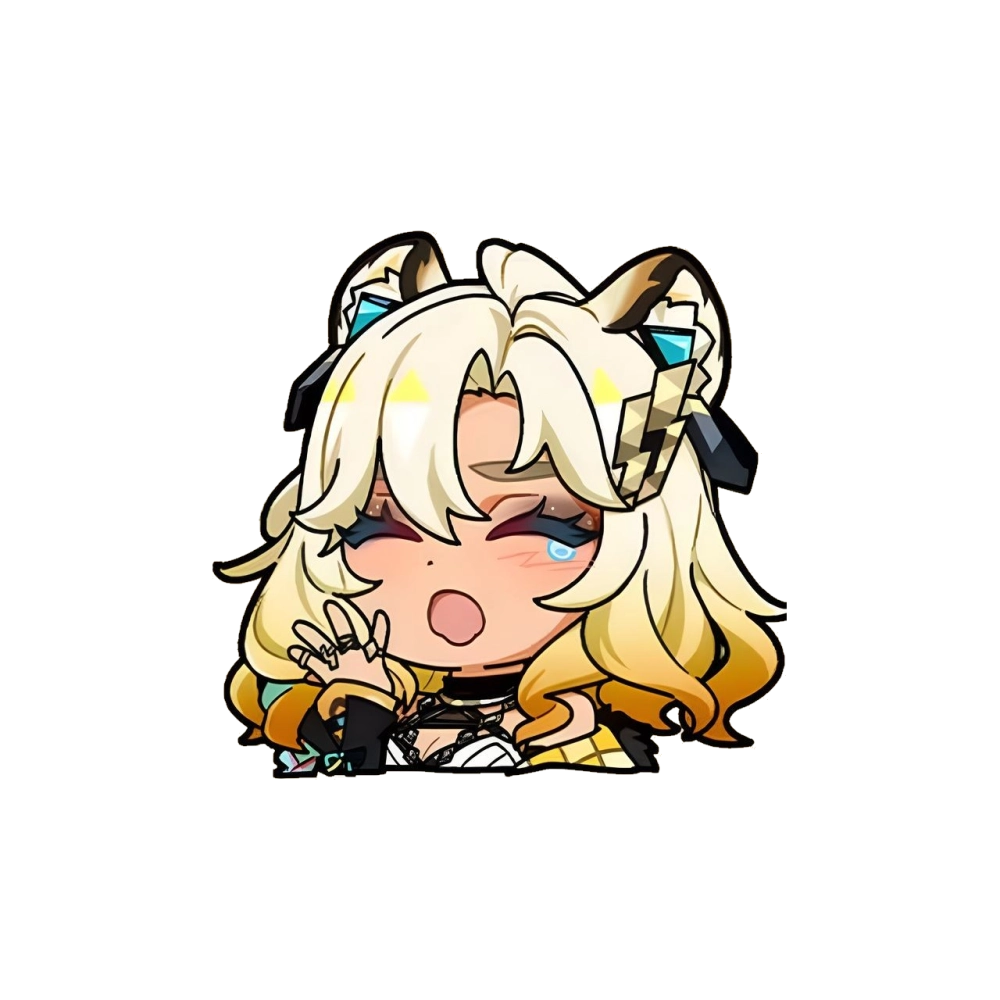 Xilonen chibi looks playful and full of cuteness