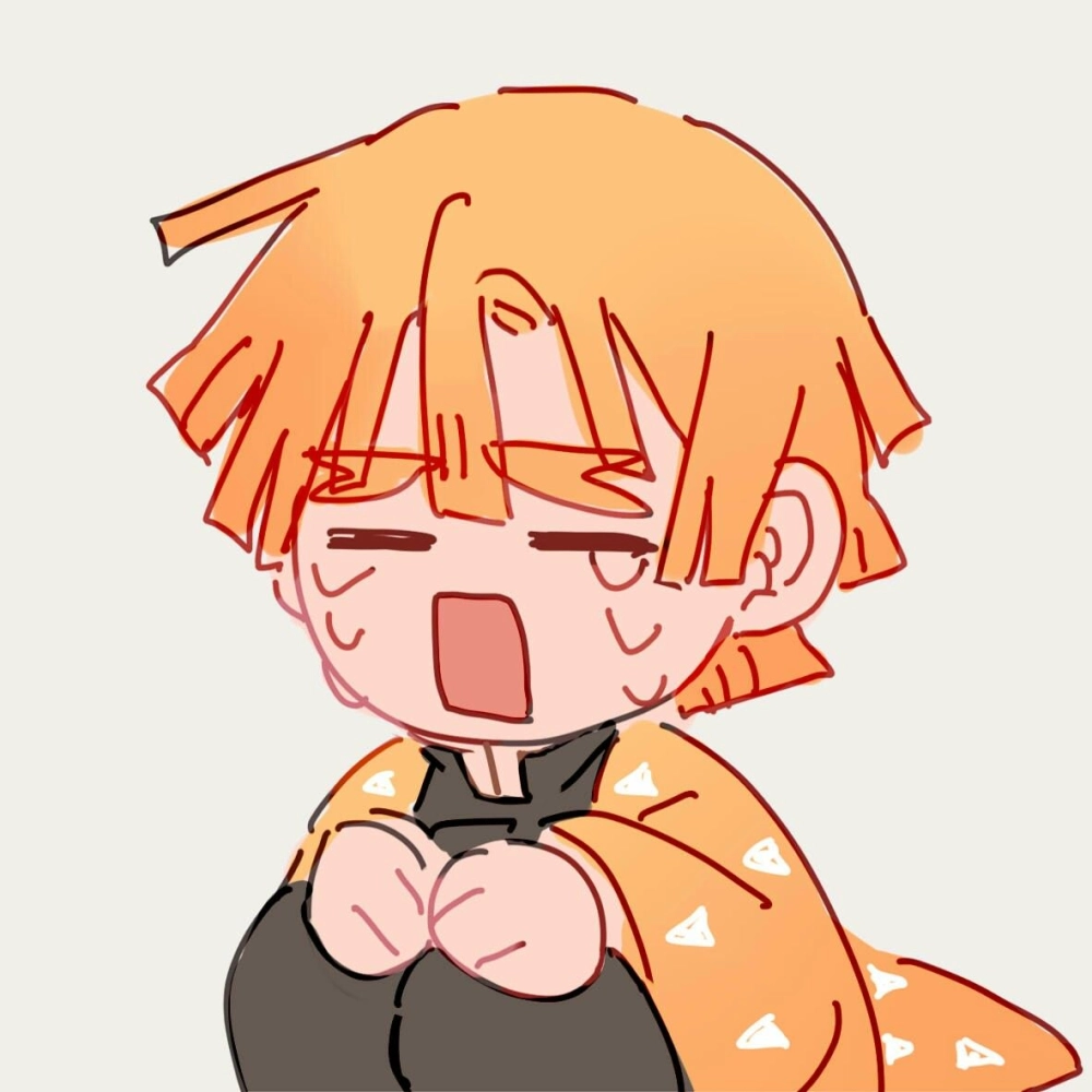 Creative strokes flow in Zenitsu chibi drawing