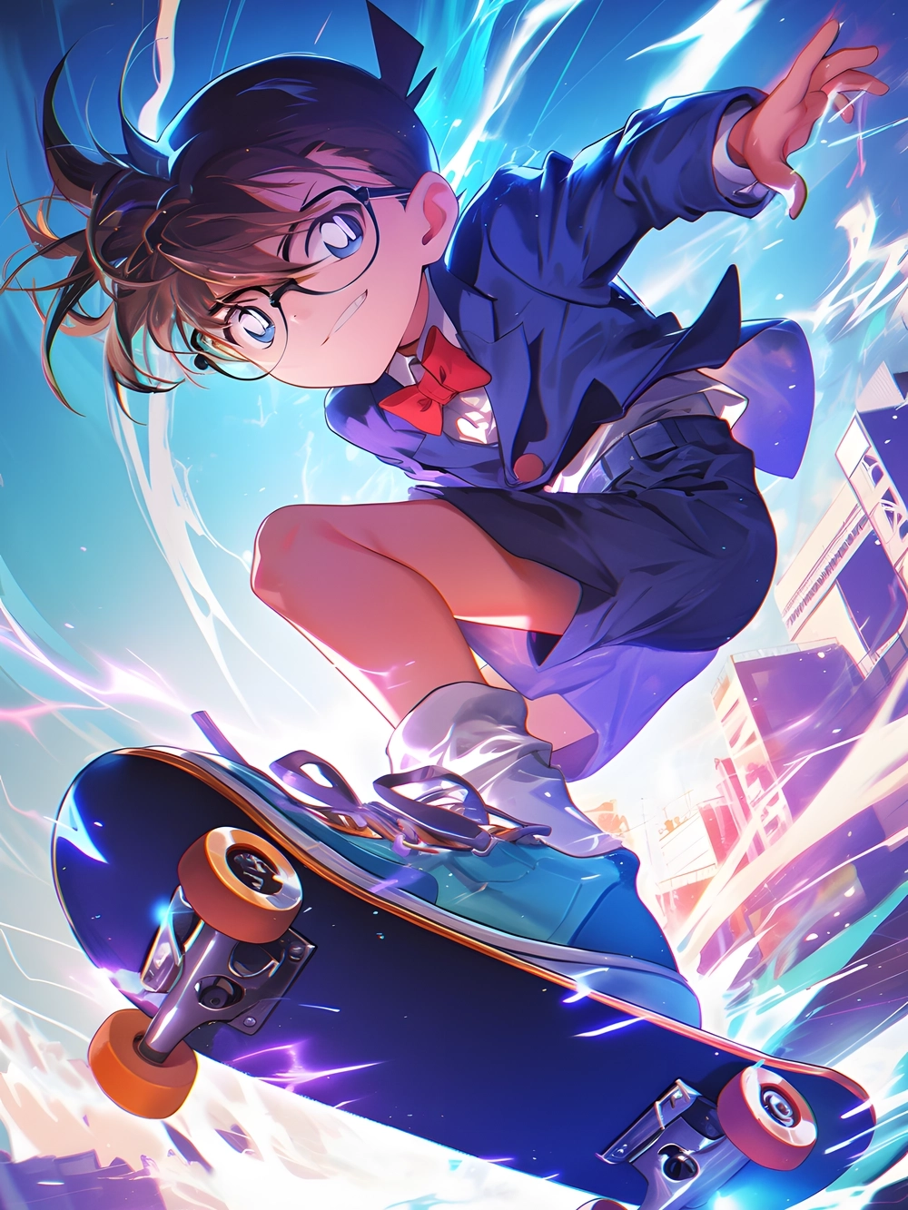 Ran Mouri supports Conan while seeking the truth