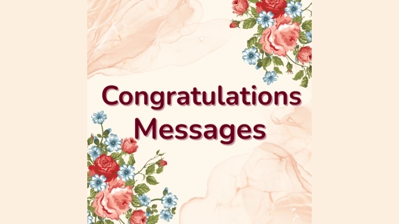 Heartwarming congratulations wishes to celebrate every success
