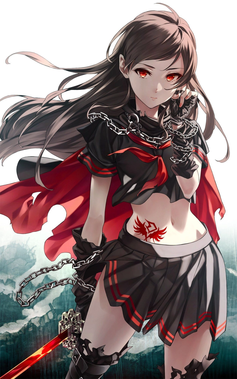 Stunning cool female anime images with anime girl wallpaper 4k