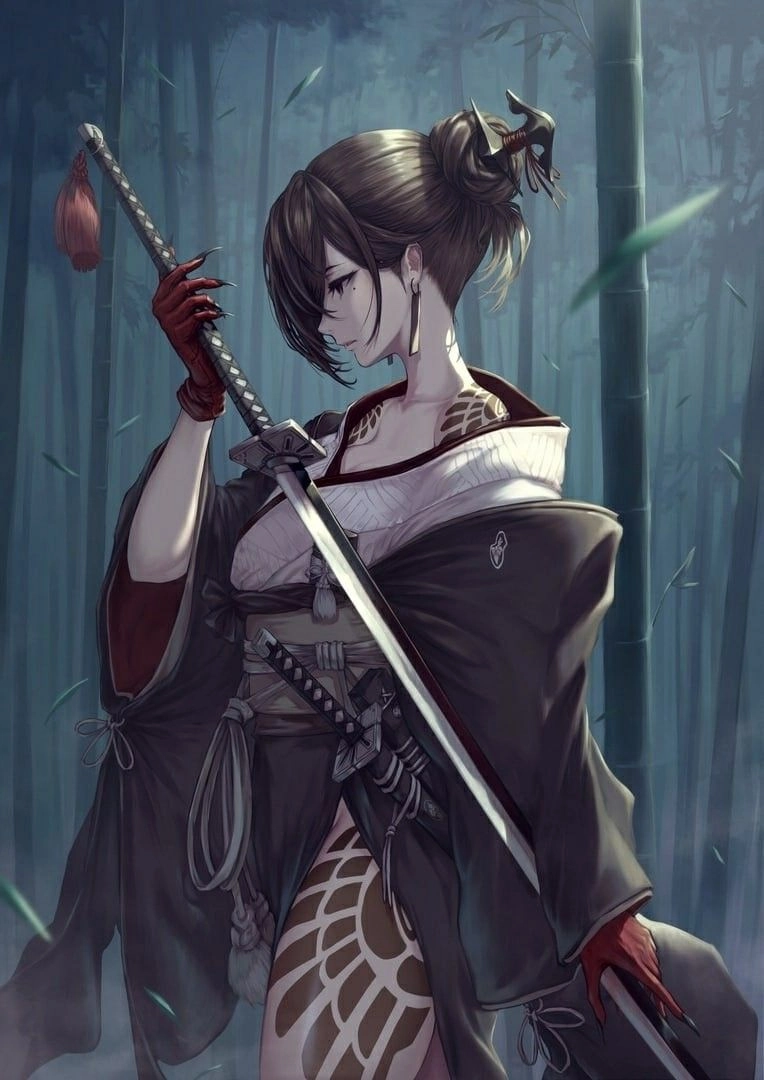 Find cool female anime images in aesthetic anime girl wallpaper style