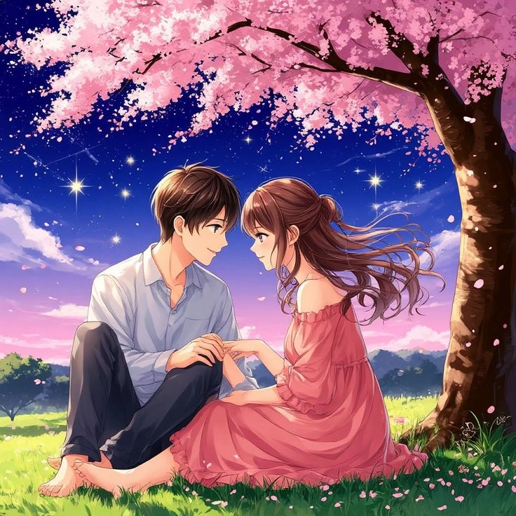 Charming anime couple sketch found in couple anime images