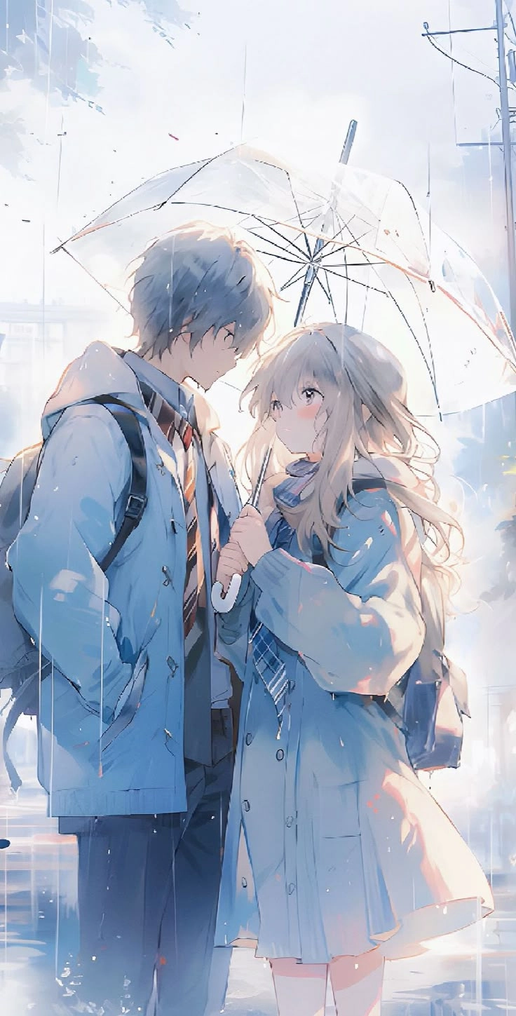 Warm anime couple hug captured in couple anime images