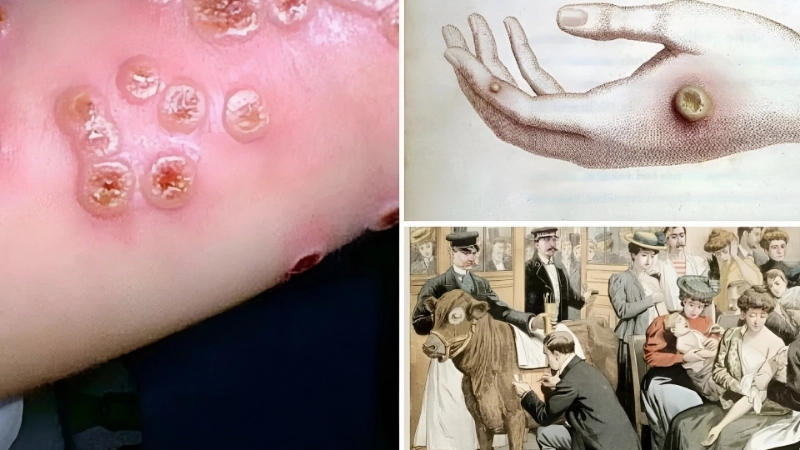 Cowpox pictures reveal real cases