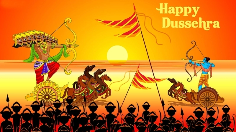 Dussehra wishes to share joy and happiness this festive season