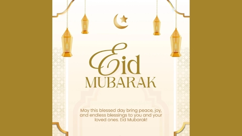 Eid wishes to share love and happiness with everyone