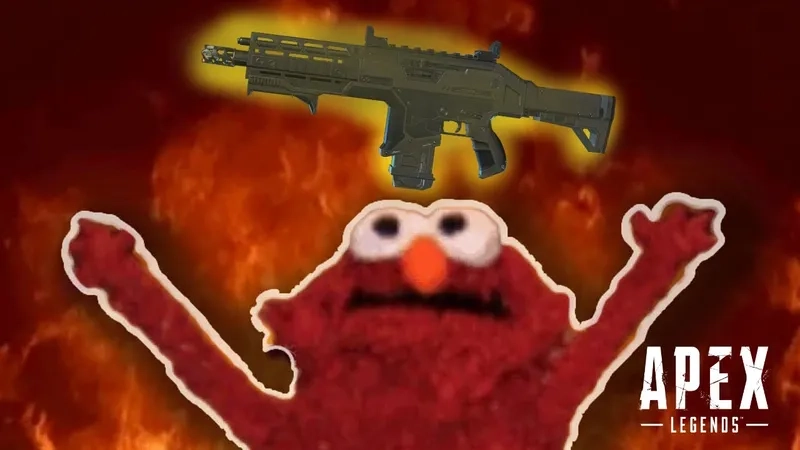 The triumphant elmo rise meme format