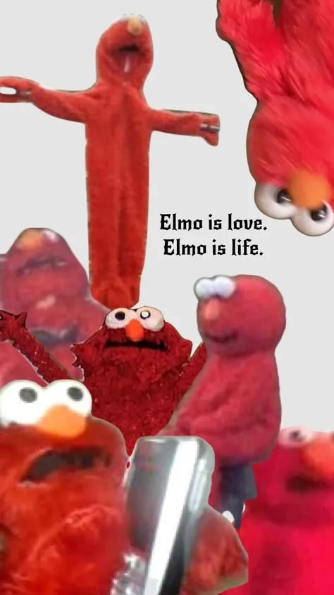 Elmo toilet meme showing funny bathroom humor