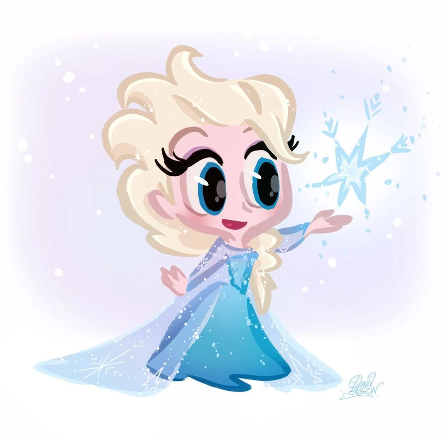 Chibi Elsa feels cute and magical