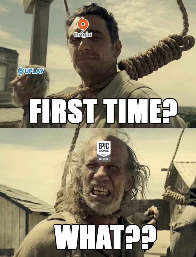 A blank first time meme template for your creative ideas