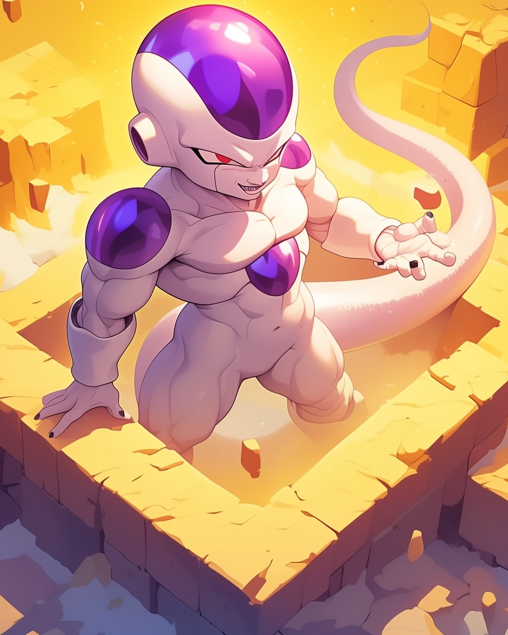Relive the moments of Frieza's death in Dragon Ball