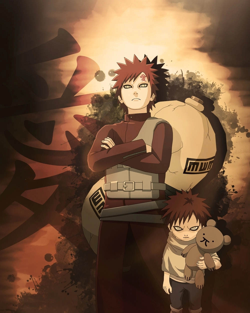 Experience the battle of Gaara vs Deidara