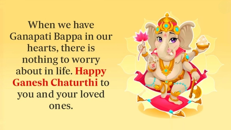 Ganesh chaturthi wishes to spread joy and prosperity