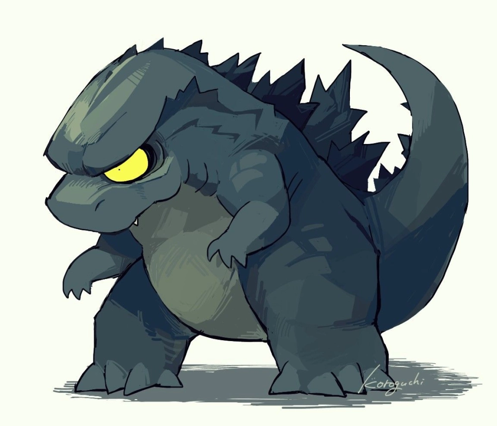 Godzilla anime chibi brings epic cuteness