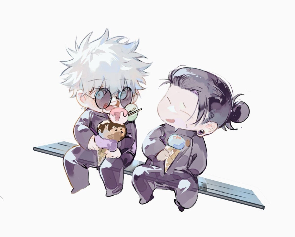 Gojo Geto chibi figure perfect for fans