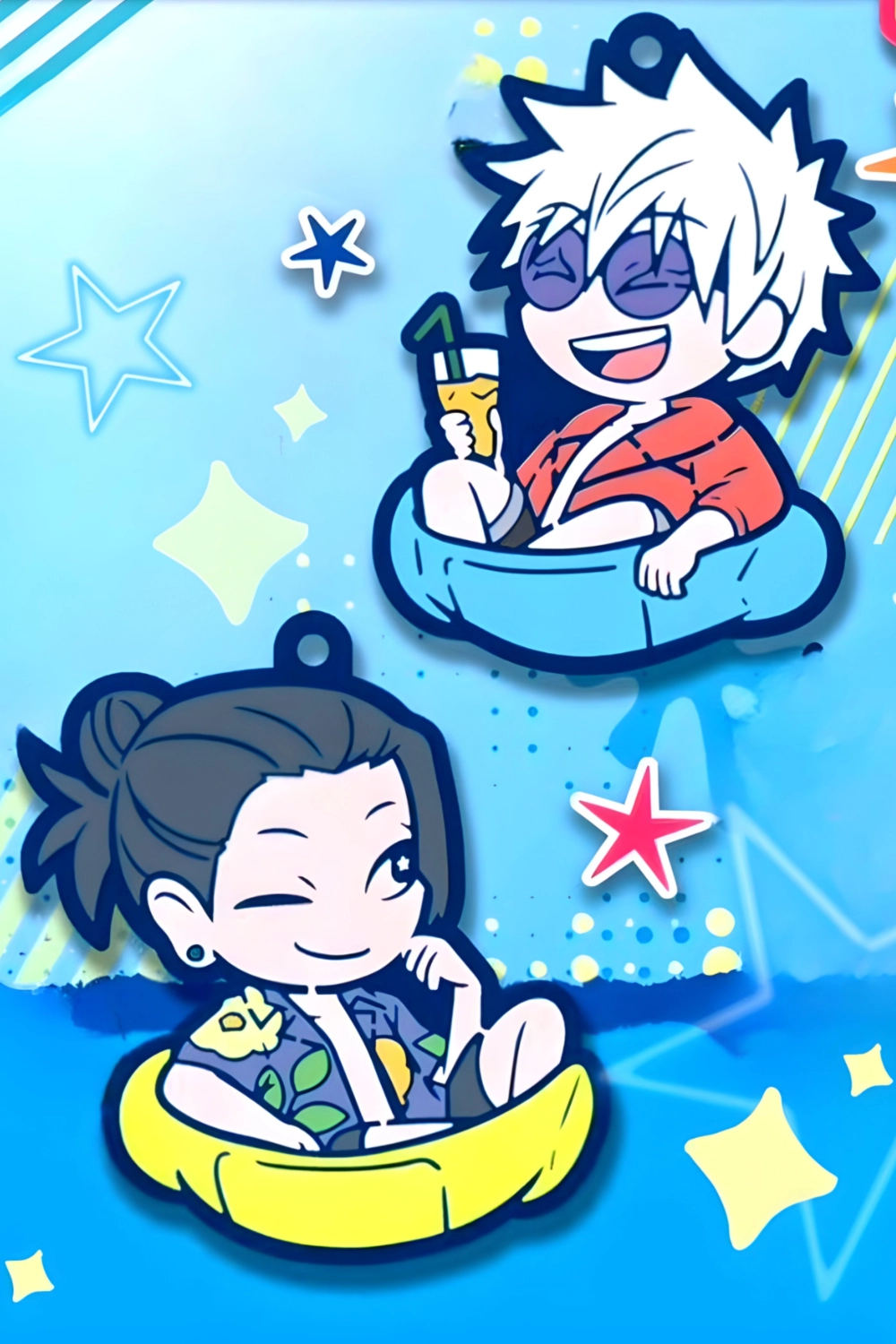 Jujutsu Kaisen chibi wallpaper looking cool