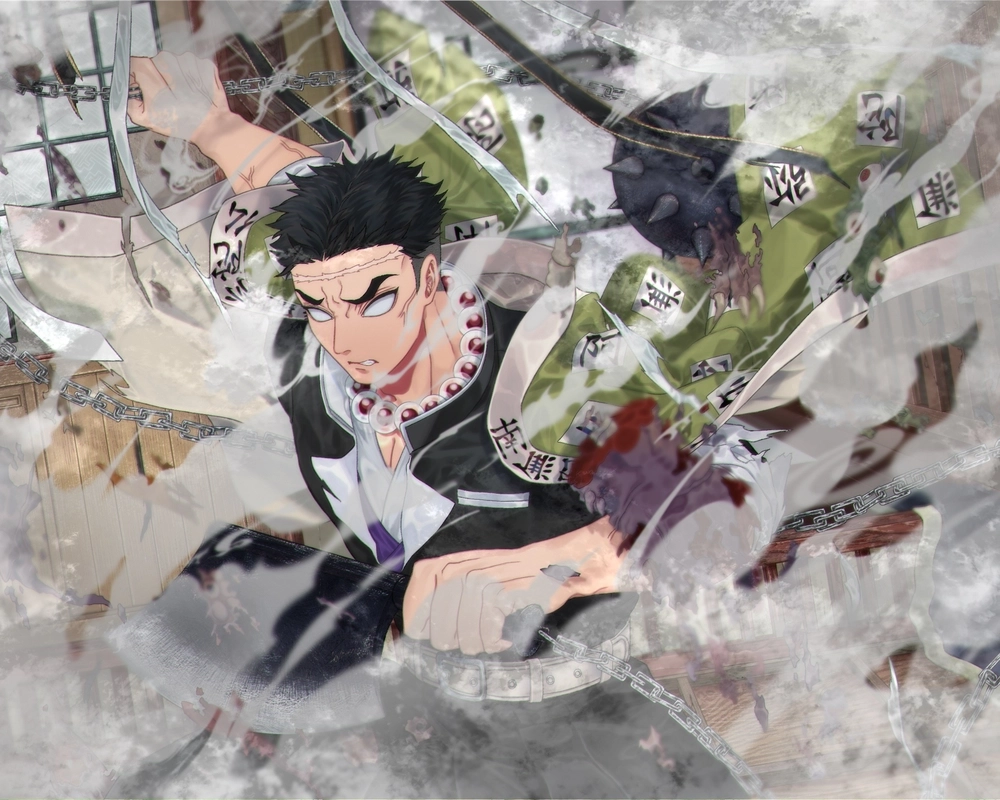 Admire Gyomei haori design with Gyomei noble form