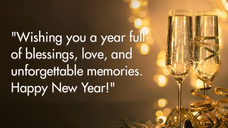 Happy new year wishes to spread joy and positivity