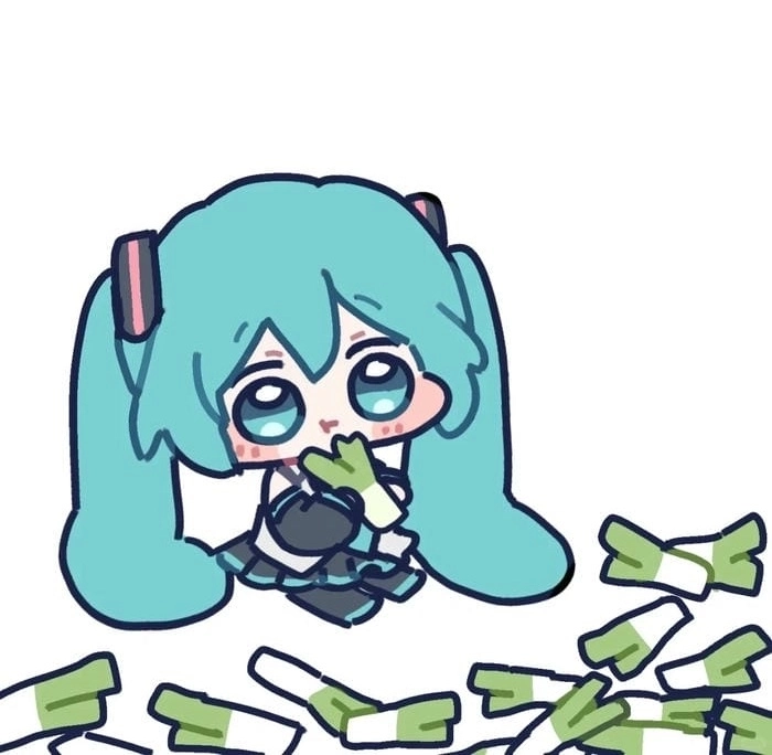 Hatsune Miku chibi pfp makes profiles lively