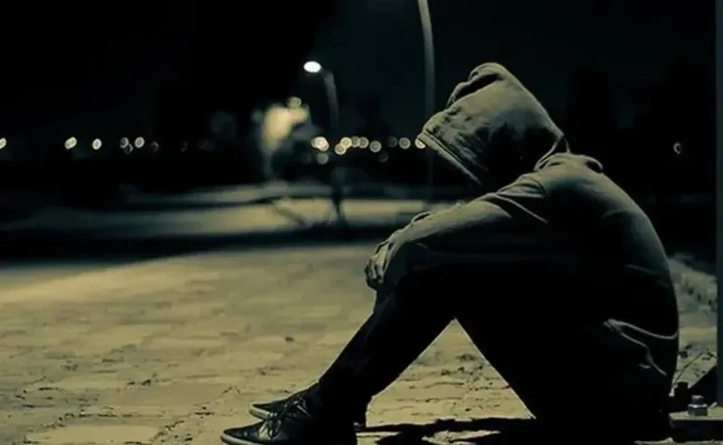 Feel the deep mood with sad anime boy images