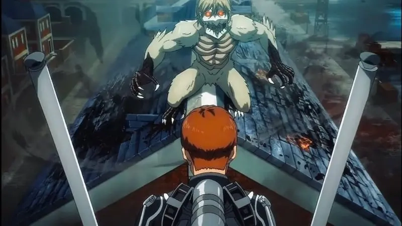 Demon anime characters in eerie settings