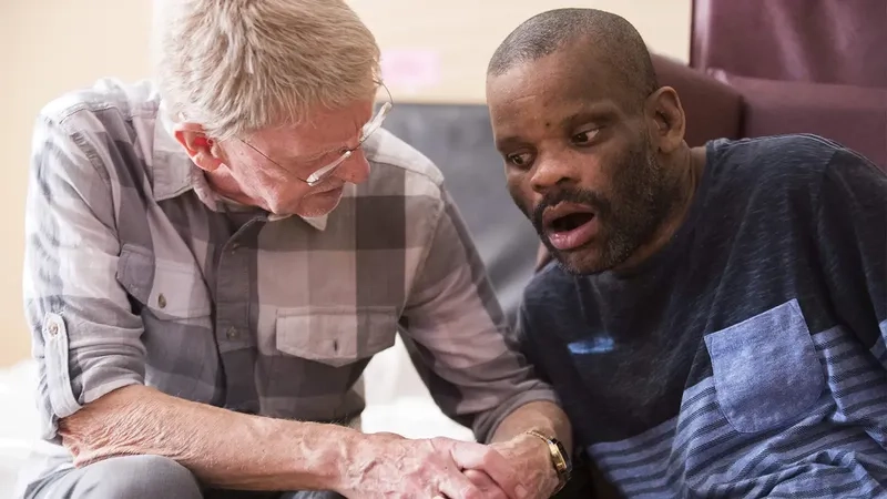 An example of movement issues in huntington's chorea