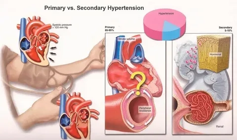 Clinical image representing high blood pressure