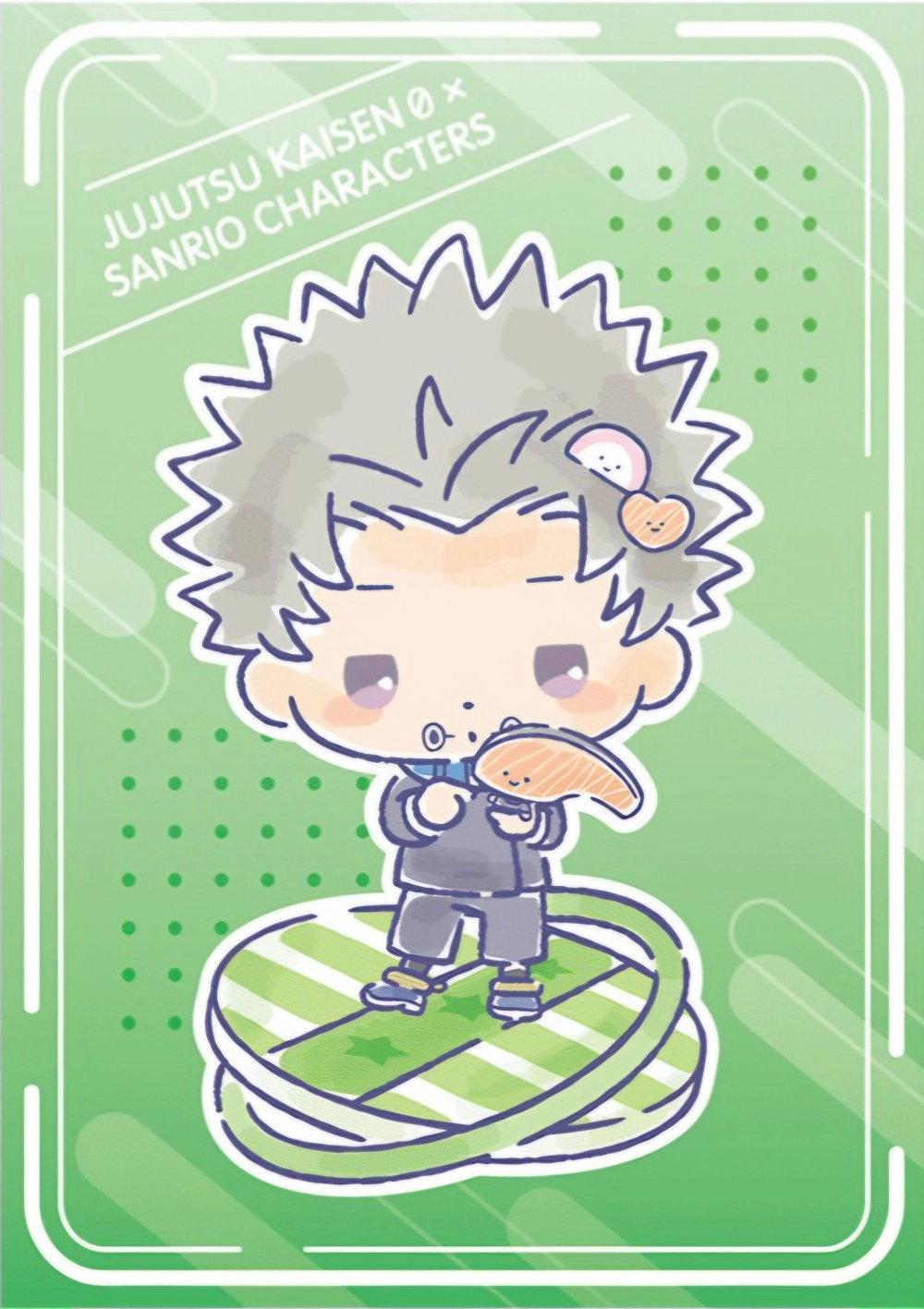 Cute inumaki chibi heart melting little star