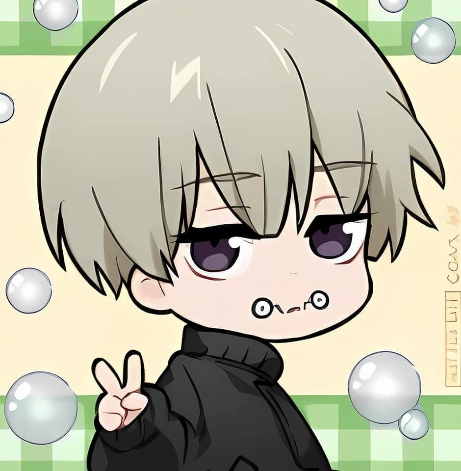 Inumaki chibi fanart glowing with playful spirit