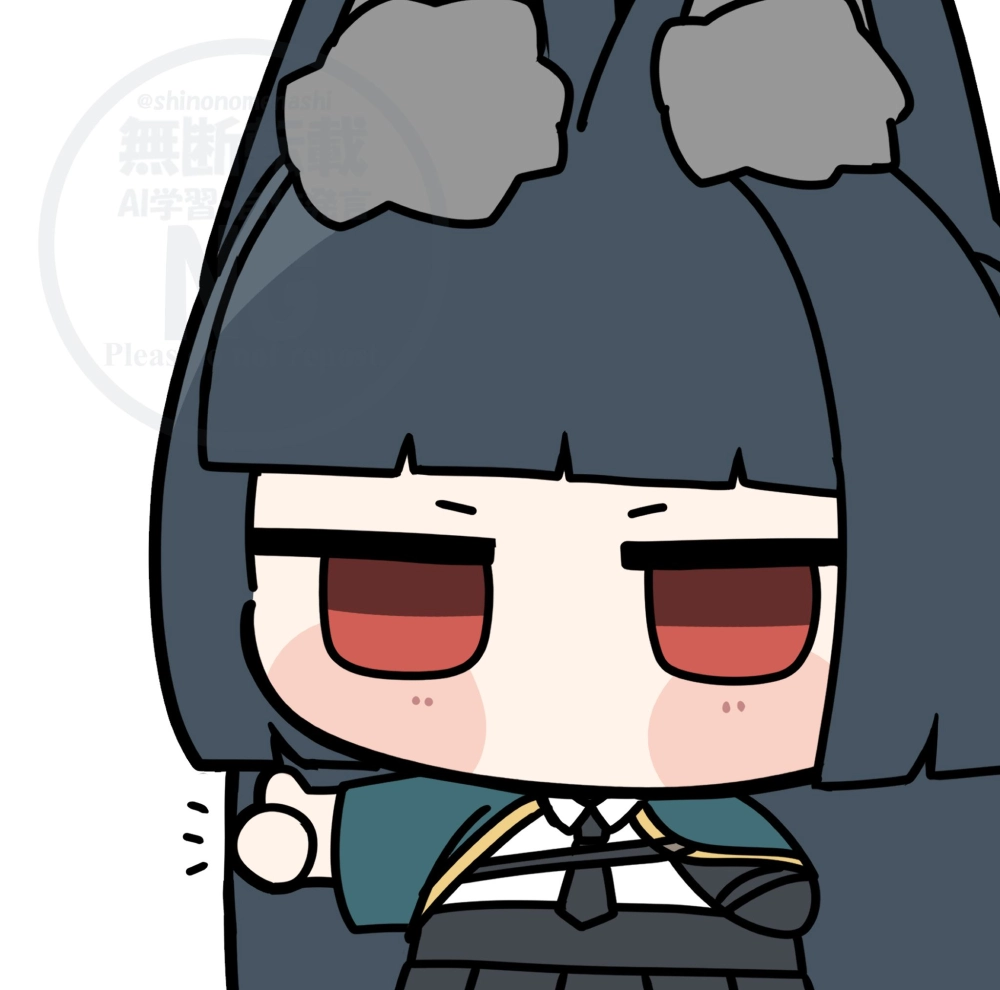 Cute Jane Doe chibi melts hearts with smiles