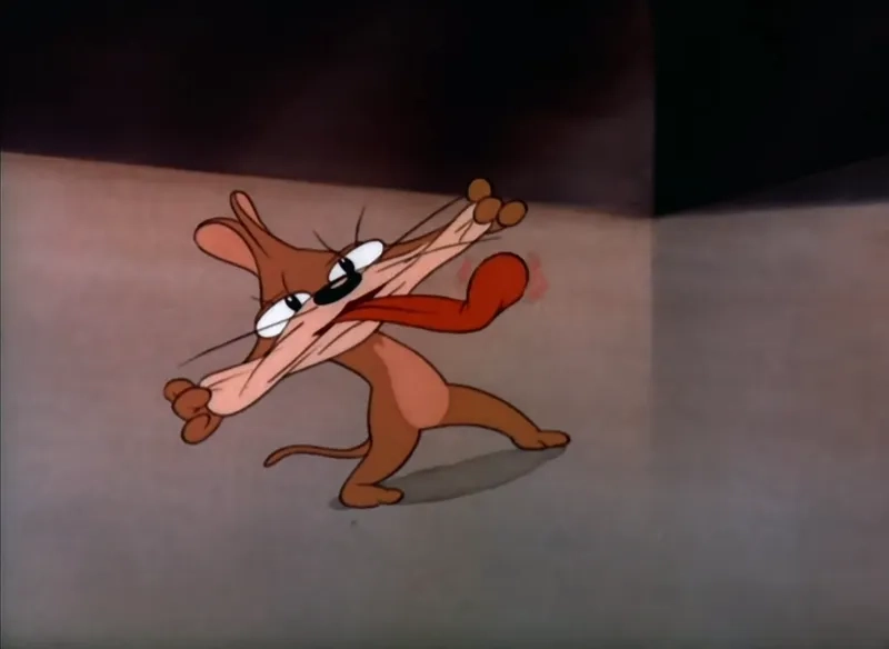 Using the jerry running meme to escape drama