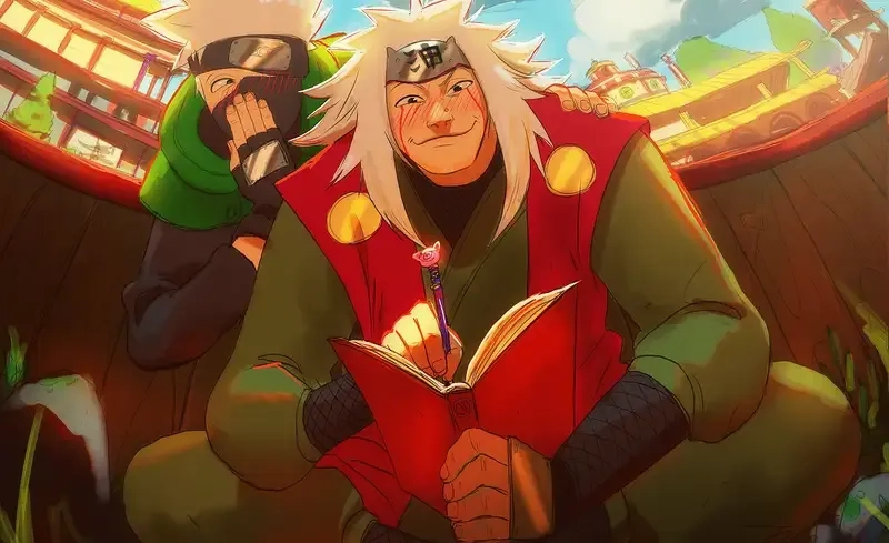 Explore the wisdom inside Jiraiya's book collection