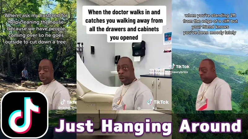 A relatable and funny just hanging around meme