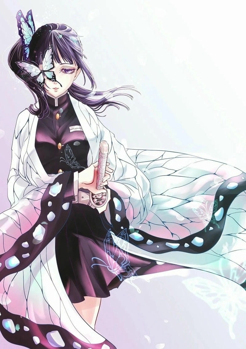 Powerful scene featuring Tsuyuri Kanao and demon slayer inosuke