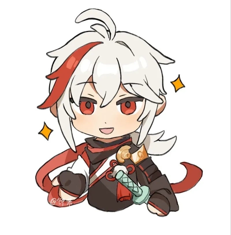 Kaedehara Kazuha wallpaper feels serene