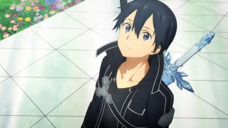 Find Kirito anime images mixed with Kirito GGO images