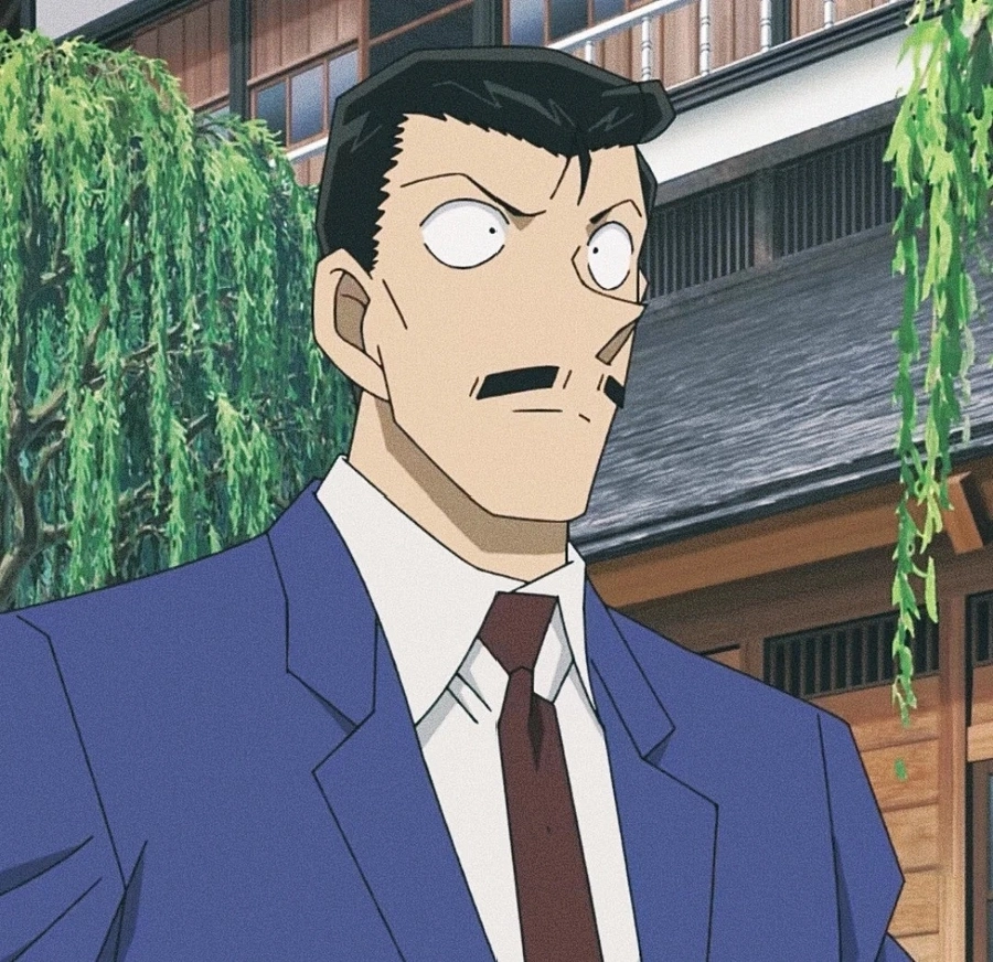 Japanese anime fans love Kogoro Mori from Detective Conan