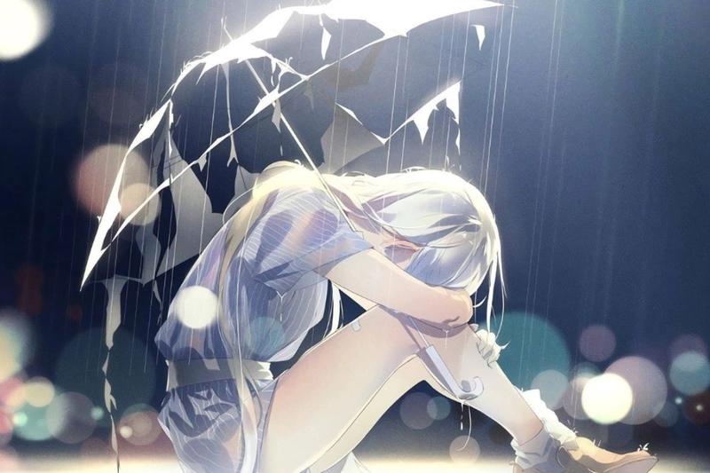 Immerse yourself in melancholy anime aesthetic tones
