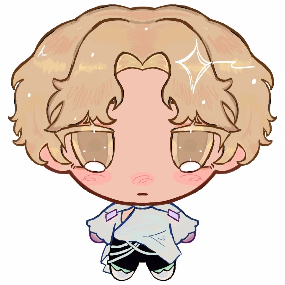 Luka Couffaine chibi looks playful and lively